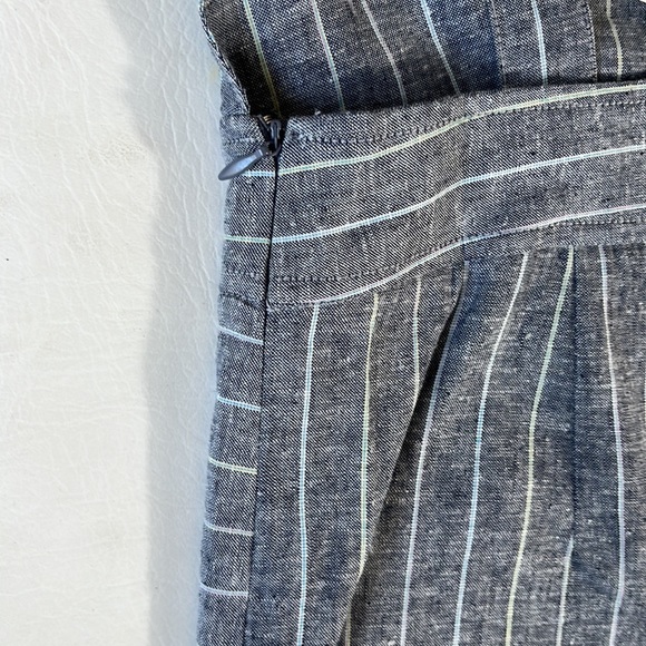 FREE PEOPLE CURRENT AIR  STRIPED OPEN BACK JUMPSUIT BLUE SIZE L NWT - Picture 10 of 12